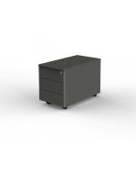 Rollcontainer mit 3 Schubladen, Anthrazit