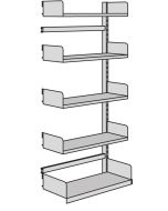 Komplett-Regal Univers Anbaufeld einseitig