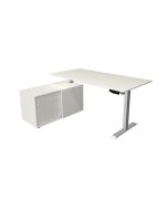 Steh-Sitztisch Move 1 mit Sideboard