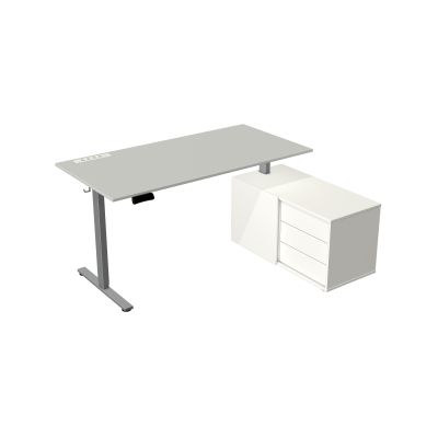 Steh-Sitztisch Move new base mit Sideboard