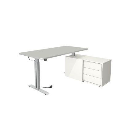 Steh-Sitztisch Move 1 Style mit Sideboard